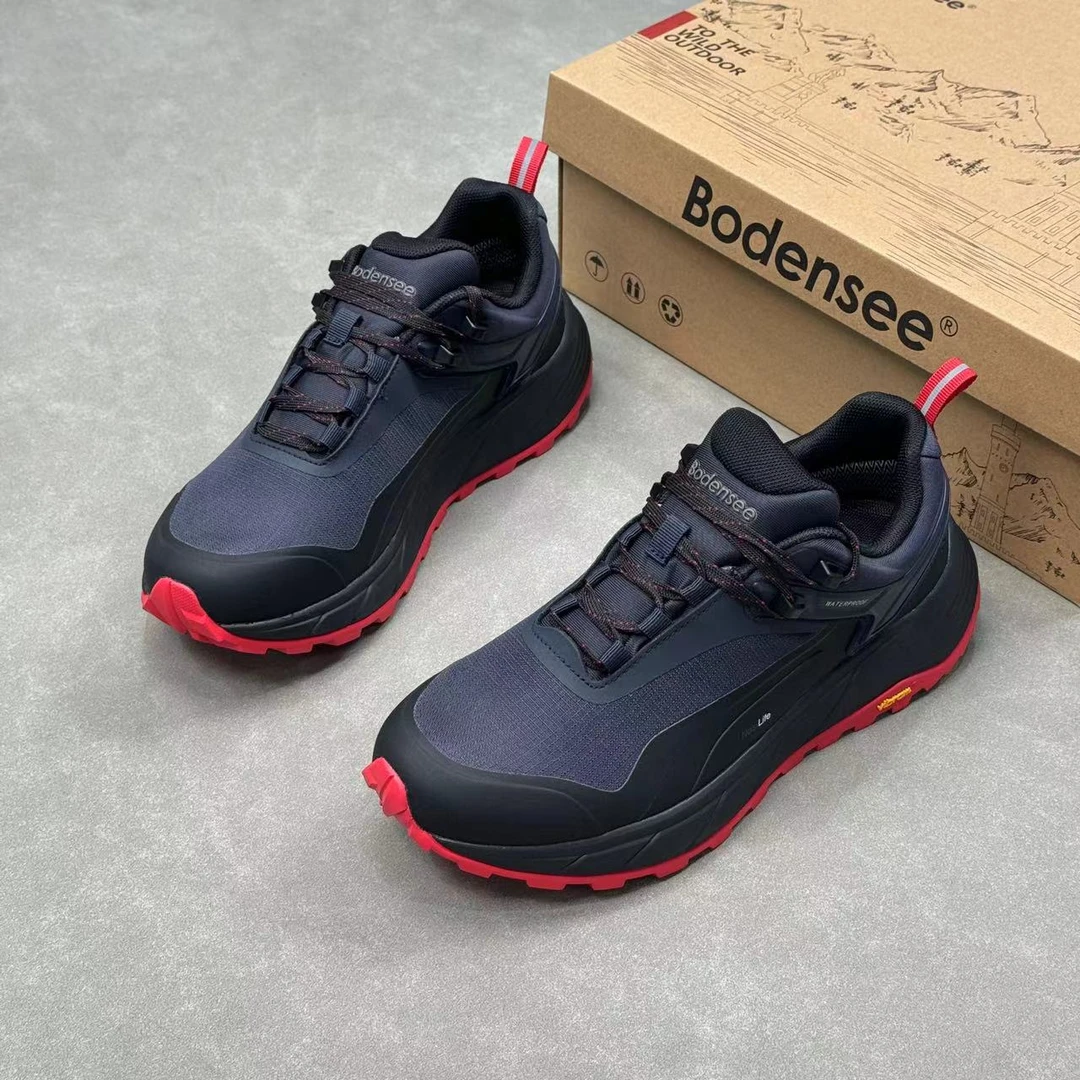 出口德国高端V底湿地防滑防水防蚊减震回弹户外登山徒步鞋