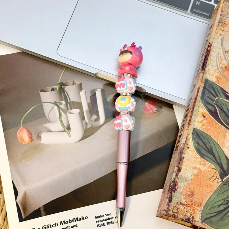 整端10个  萌粒中性笔 手工DIY
