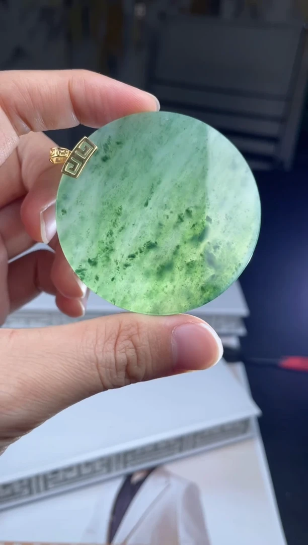 【闪购商品】定制翡翠18K金镶嵌10-22HDJT0104792