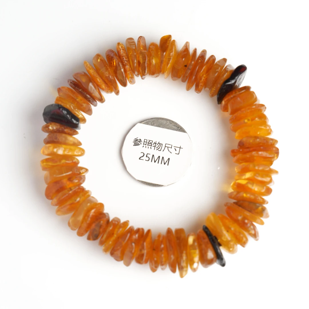 海东鉴宝天然琥珀原始随型手串多样式发货JR112401