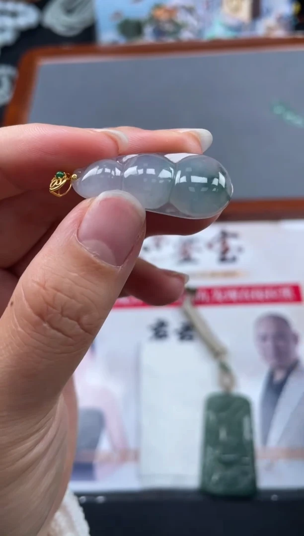 【闪购商品】定制翡翠18K金镶嵌10-26HDJT0102133