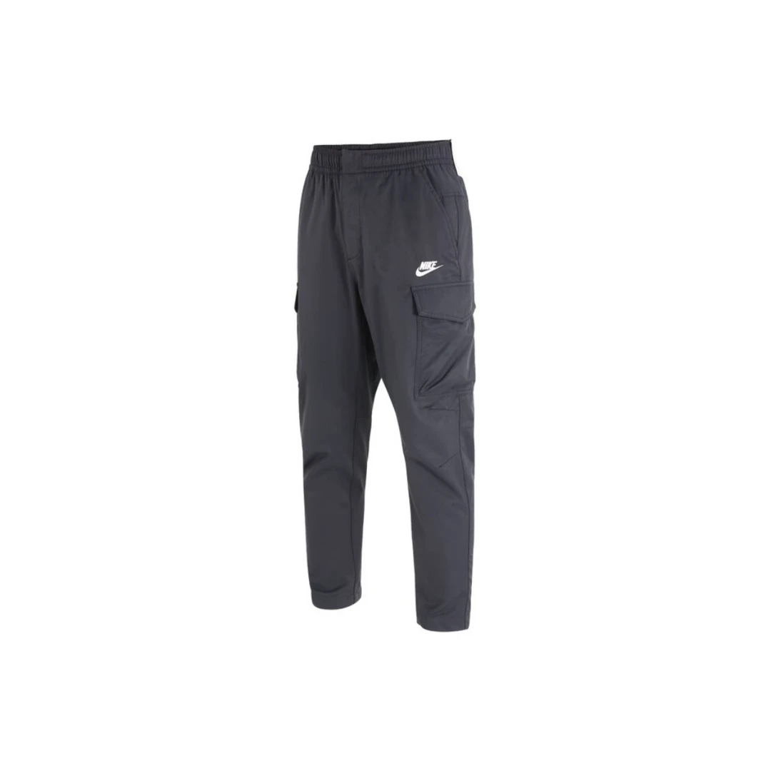 Nike耐克男子休闲梭织宽松直筒大口贴袋运动工装休闲长裤DD5208