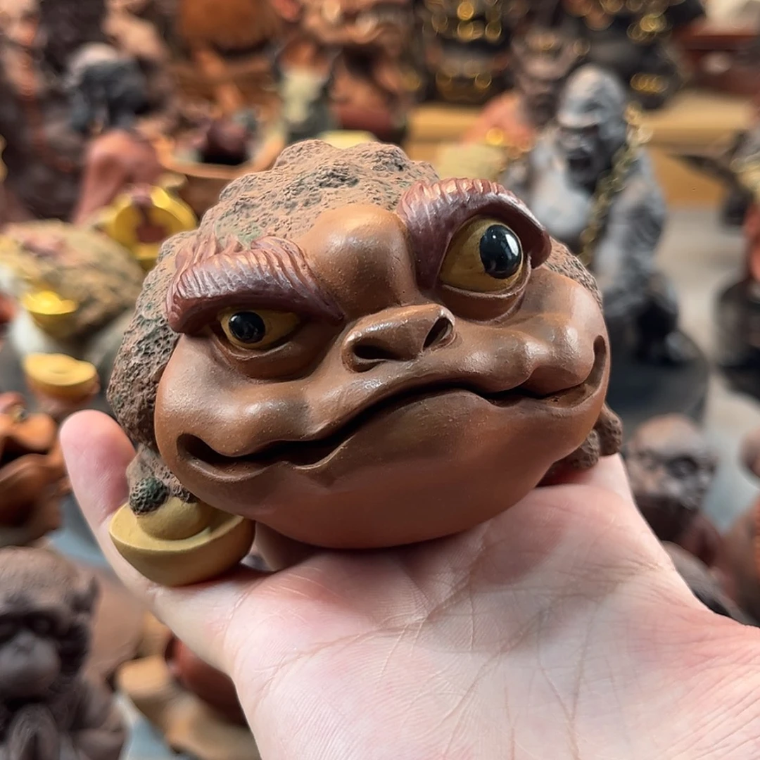 【闪购商品】紫砂茶宠子夜纳财