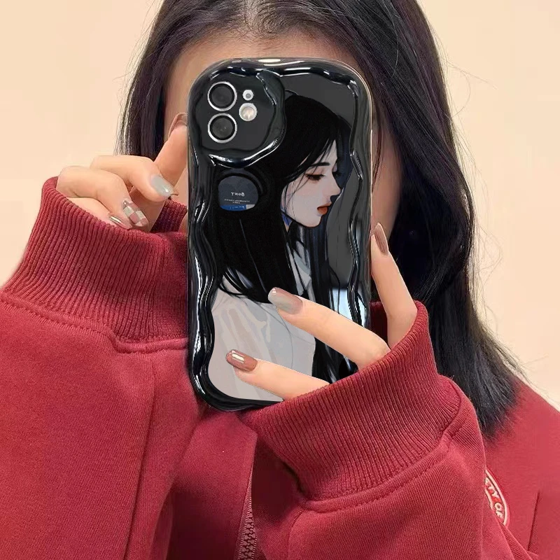 小鞠漫画适用iPhone15promax/14手机壳13女12华为/vivo/小米/oppo