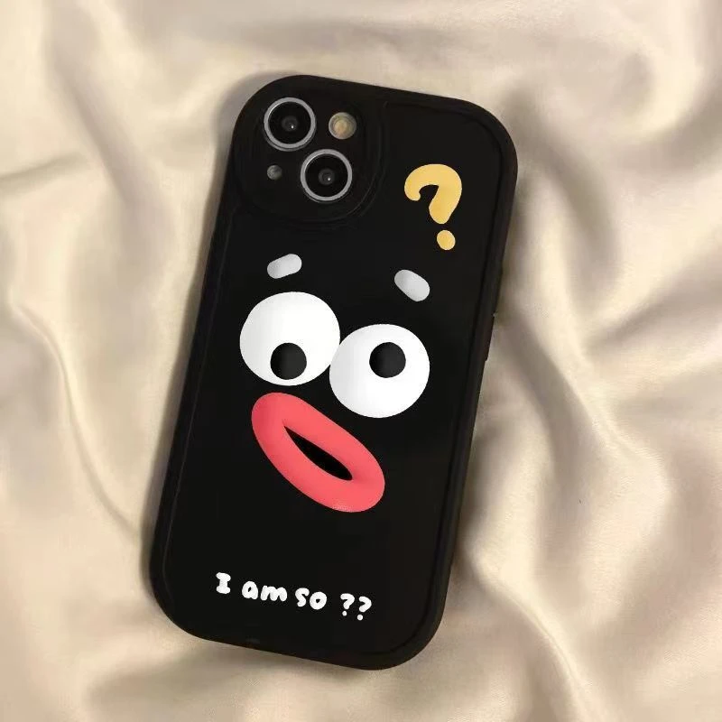 问号表情适用iPhone15promax/14手机壳13女12华为/vivo/小米/oppo