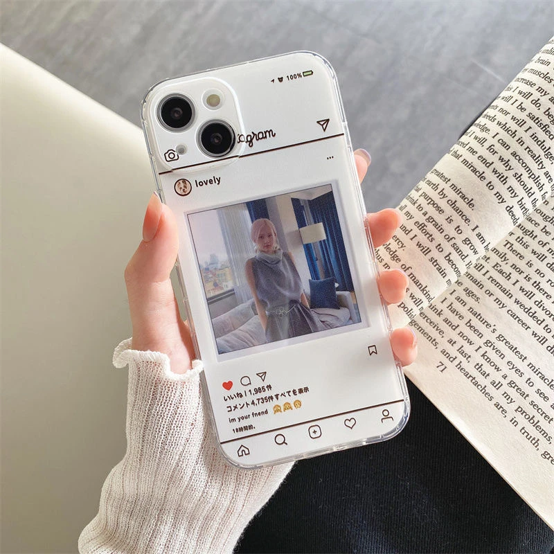 相框款式适用iPhone15promax/14手机壳13女12华为/vivo/小米/oppo