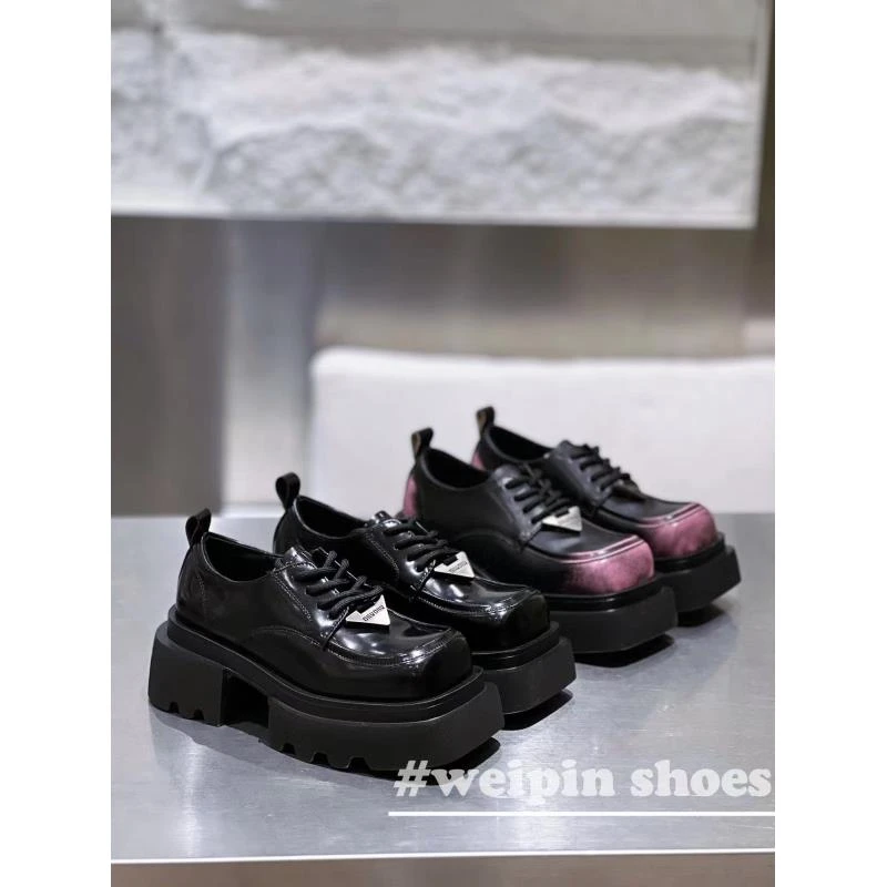 【唯品专属 】4126-13厚底乐福鞋时尚休闲复古英伦风女单鞋