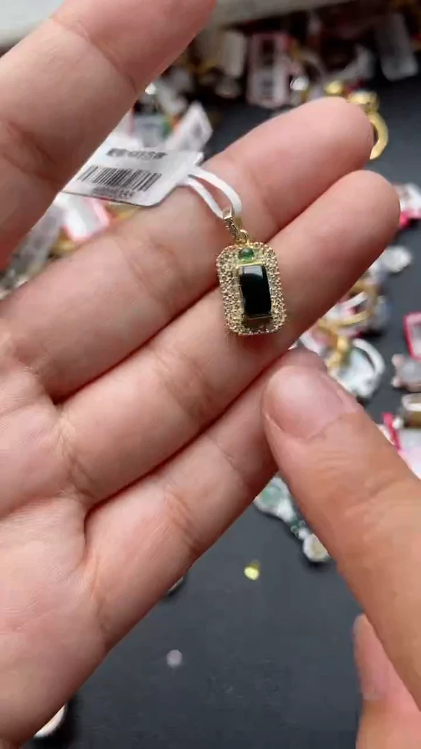 【闪购商品】翡翠戒指银S925镶嵌555555  5