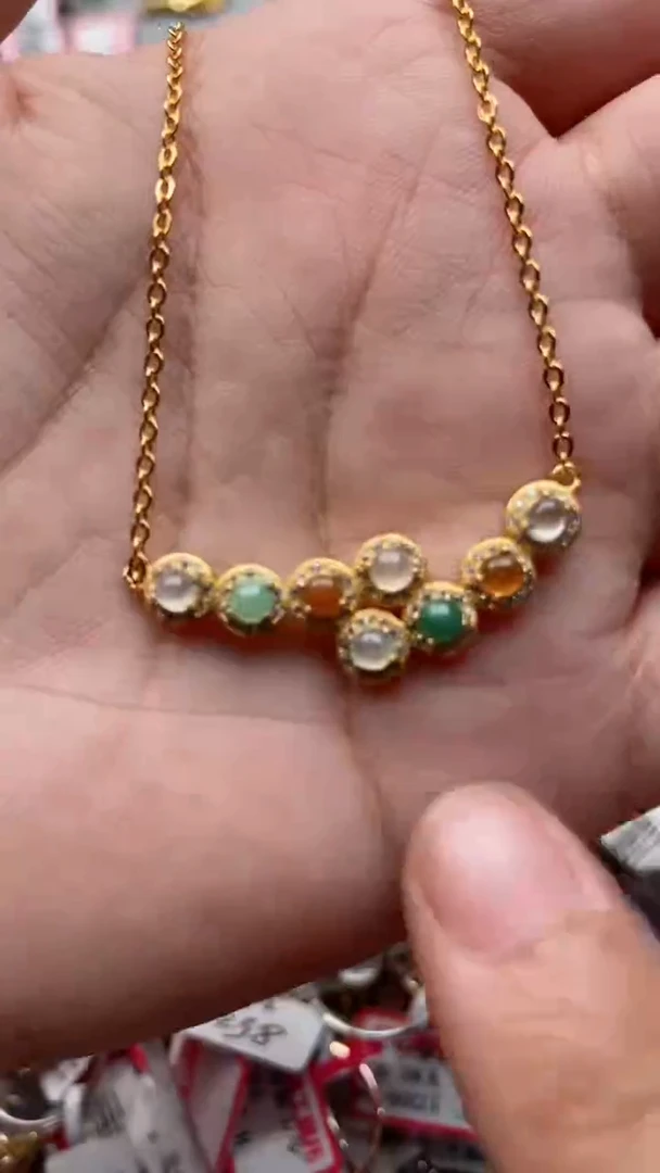 【闪购商品】翡翠戒指银S925镶嵌7777777   3
