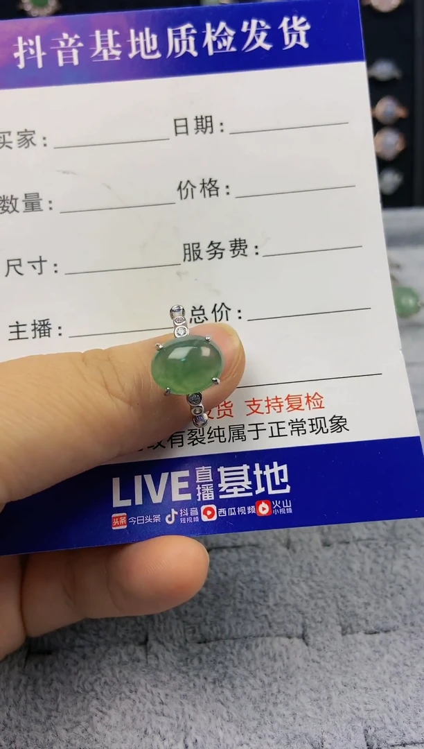 【闪购商品】翡翠戒指未镶嵌1