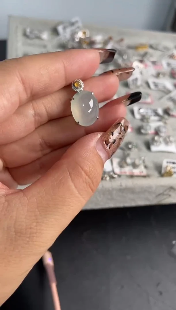 【闪购商品】翡翠戒指银S925镶嵌333333---7