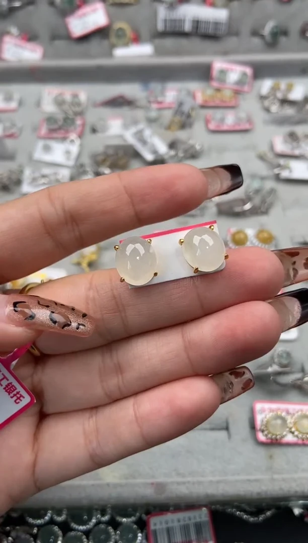 【闪购商品】翡翠戒指银S925镶嵌44444---1