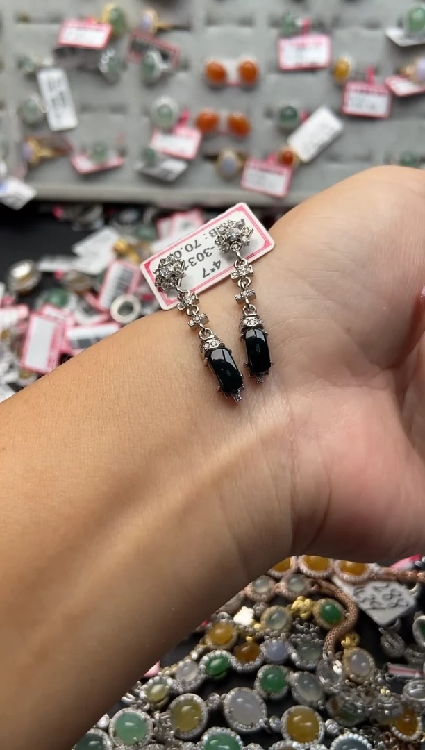 【闪购商品】翡翠戒指银S925镶嵌22222---3
