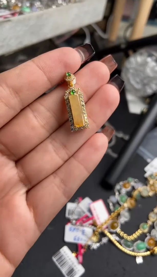 【闪购商品】翡翠戒指银S925镶嵌44444-9