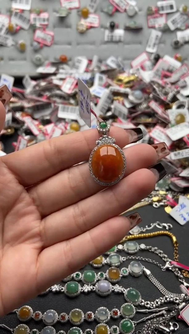 【闪购商品】翡翠戒指银S925镶嵌222222---2