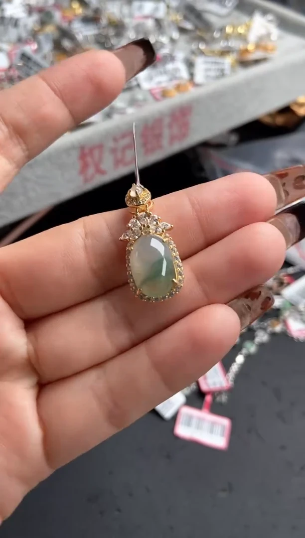 【闪购商品】翡翠戒指银S925镶嵌11111111-8
