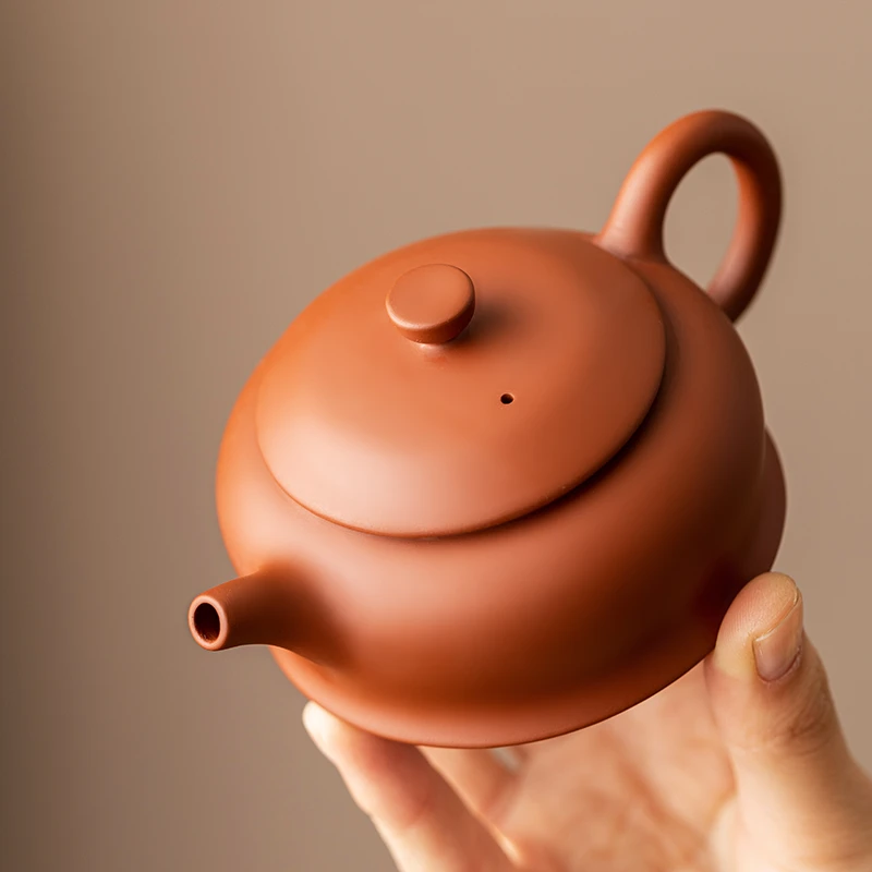 手工茶壶紫砂壶吉祥壶单壶家用功夫茶器泡茶壶送礼盒装陶瓷复古壶