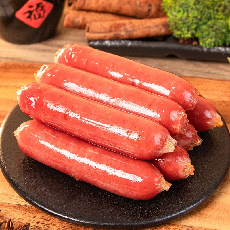 双汇精制烤肉肠原味黑椒味烤肠500g袋装煎烤美味香肠夜宵