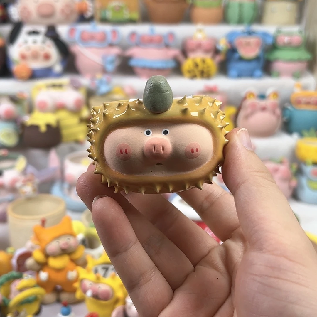 陶瓷20CM以下A622一卌孤品榴莲小猪盆特价满48包邮