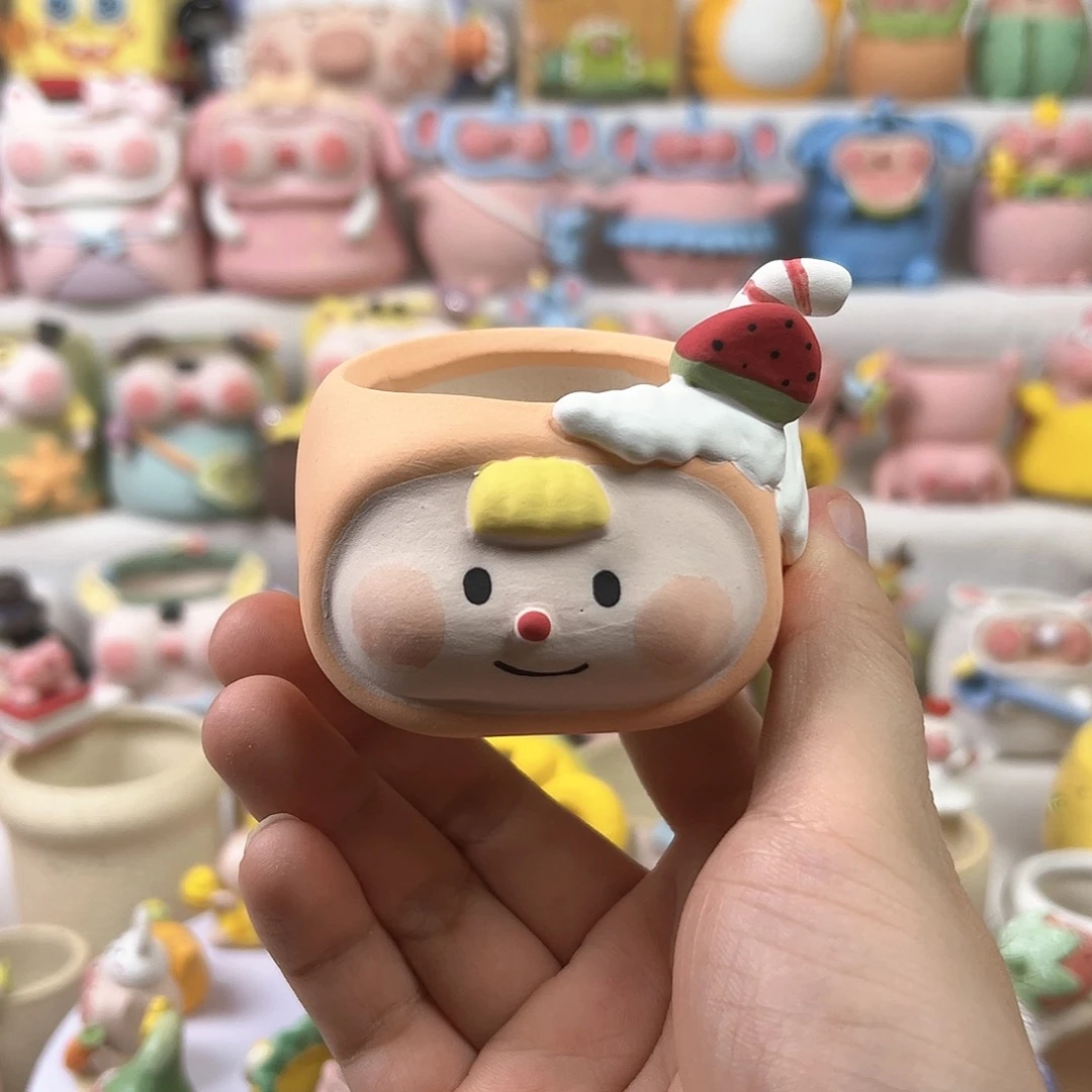 陶瓷20CM以下A557多妹盆特价满48元包邮