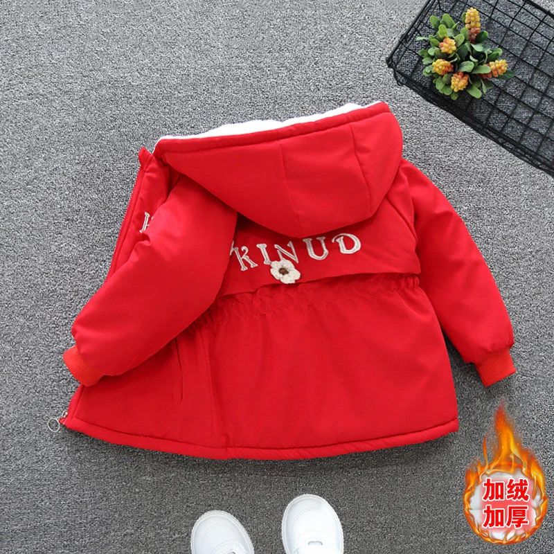 【冬款上新】女童冬装加厚新款外套儿童棉服时髦派克服男宝宝加绒