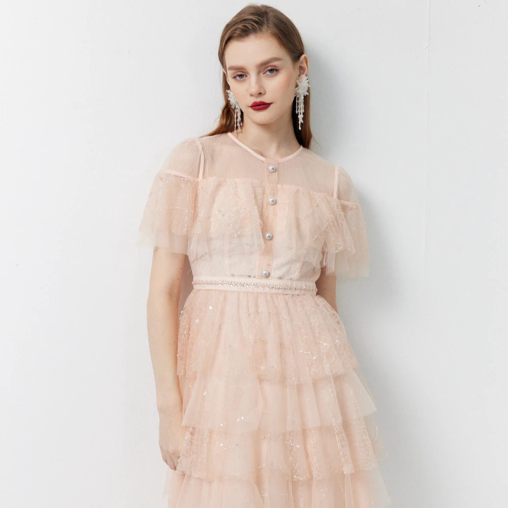 【初依专属】EVA OUXIU/伊华欧秀连衣裙42WAQ4747