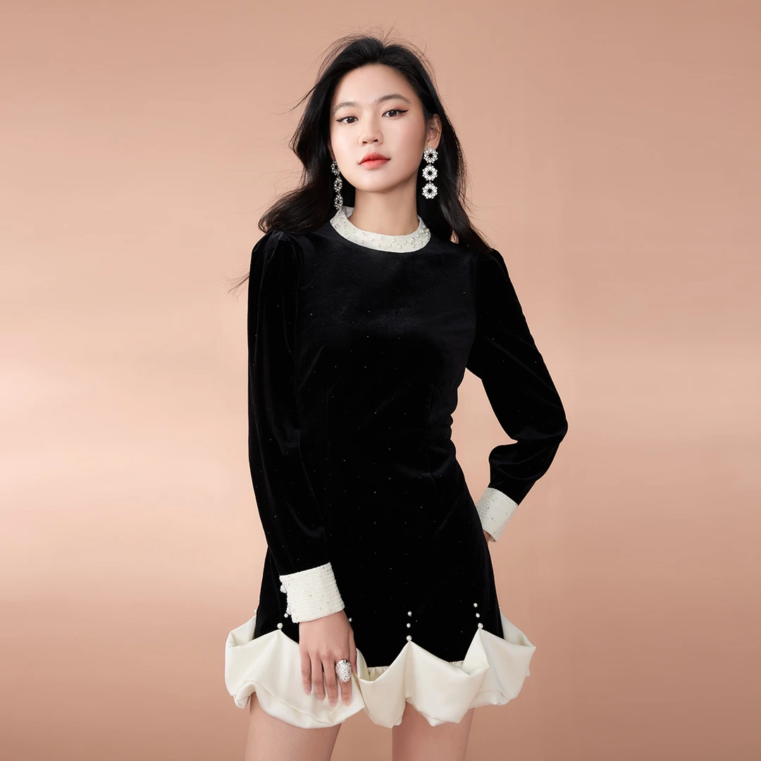 【老板娘夏天】EVA OUXIU/伊华欧秀连衣裙43KAQ5179