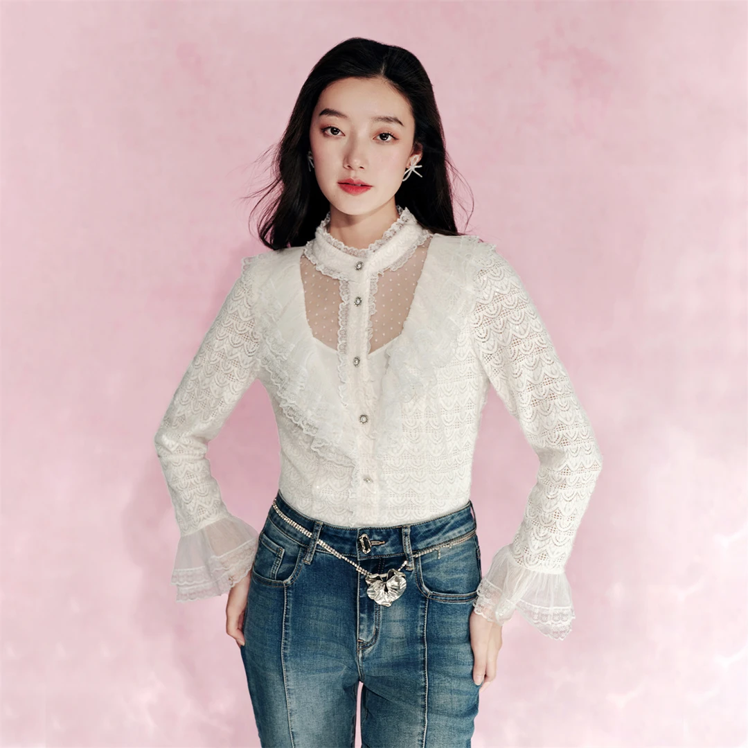 【程钱钱】EVA OUXIU/伊华欧秀上衣43KAC5155