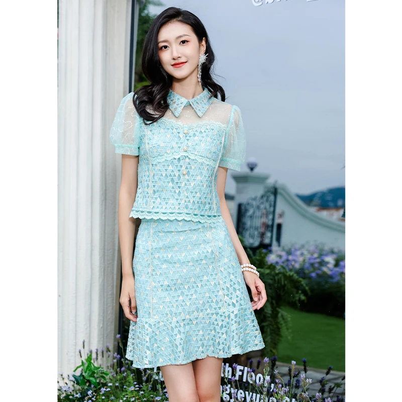 【七语专属】EVA OUXIU/伊华欧秀连套装42WTZ4714