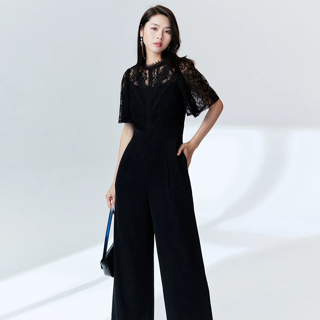 【媛媛女王专享】EVA OUXIU/伊华欧秀连体裤32WEK3321