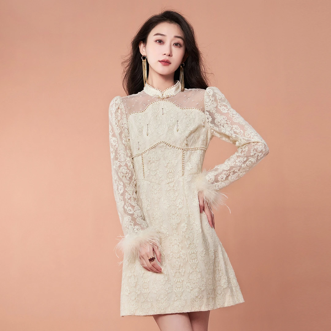 【高高甄选】EVA OUXIU/伊华欧秀连衣裙45KAQ5553