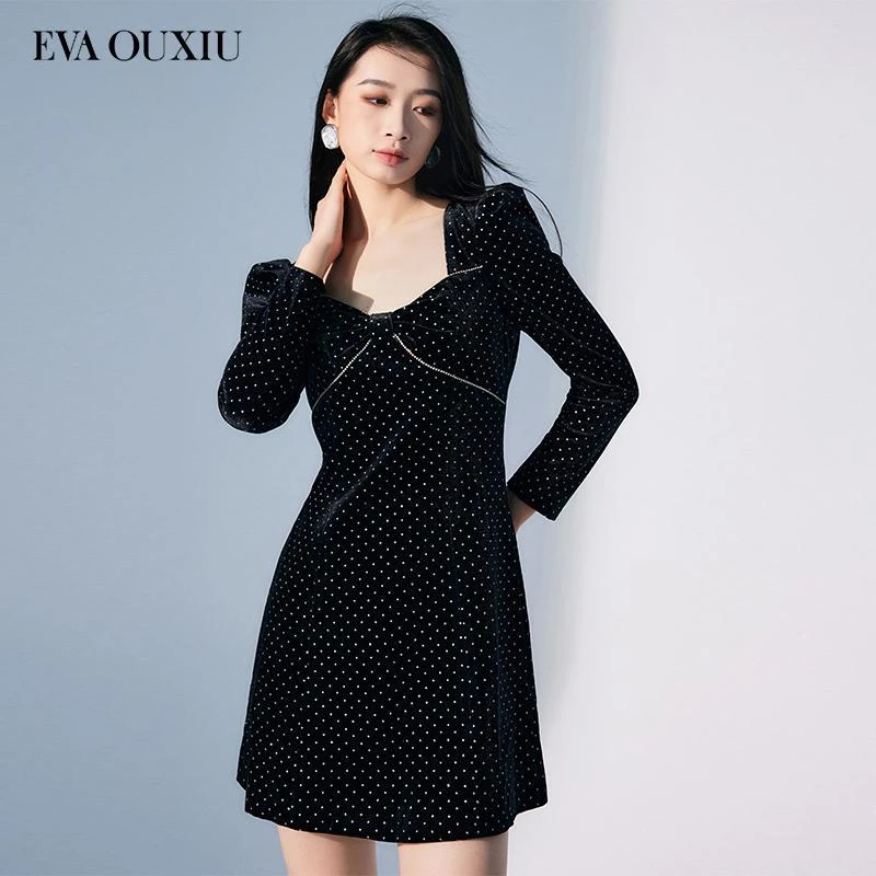【粉丝专属】EVA OUXIU/伊华欧秀连衣裙35WAQ3890