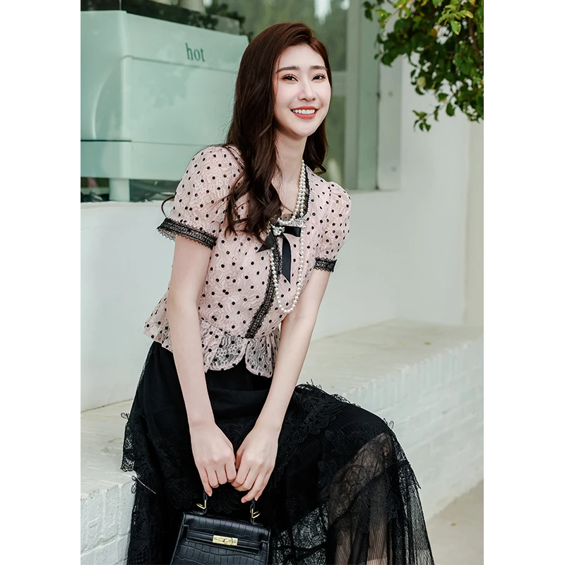 【达人专属】EVA OUXIU/伊华欧秀小香风套装42WTZ4463