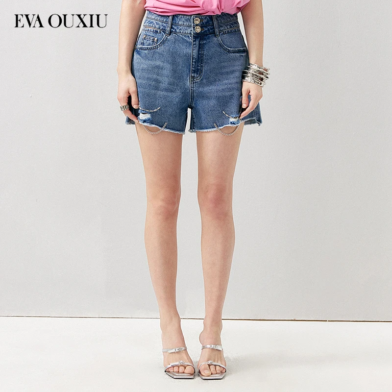 【初依专属】EVA OUXIU/伊华欧秀短裤E32NK0302