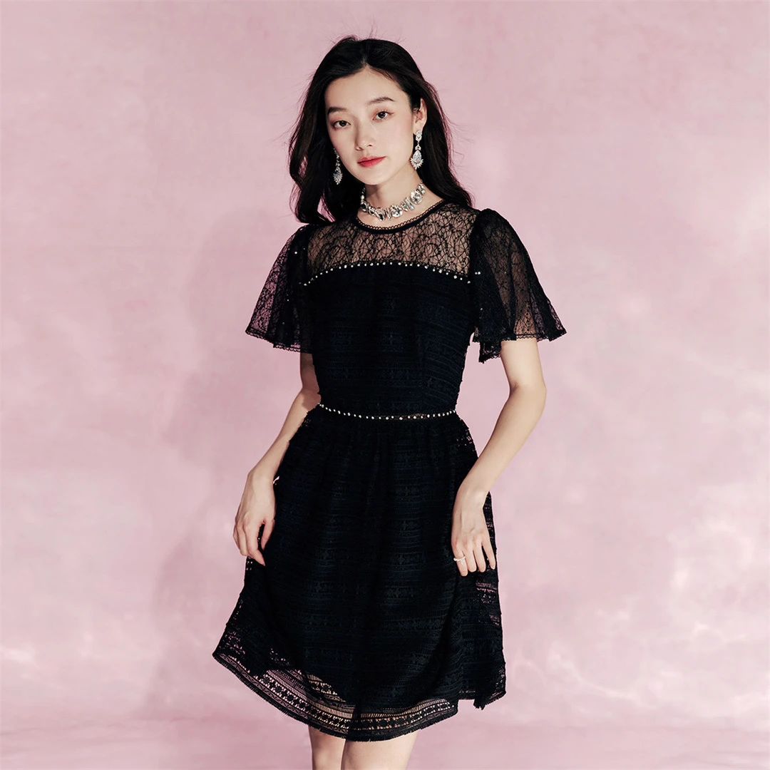 【艾美甄选】EVA OUXIU/伊华欧秀连衣裙420AQ3086