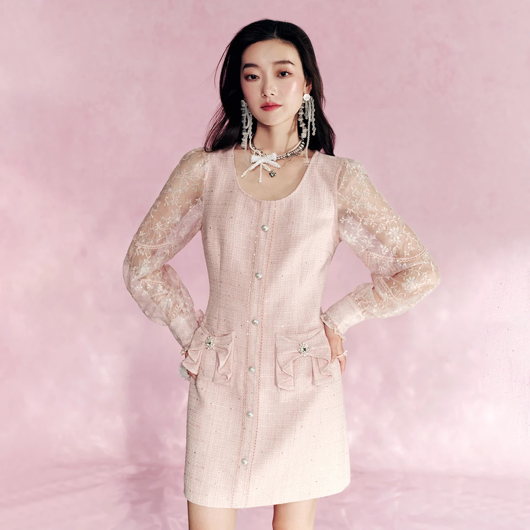 【高高甄选】EVA OUXIU/伊华欧秀连衣裙45KAQ5068