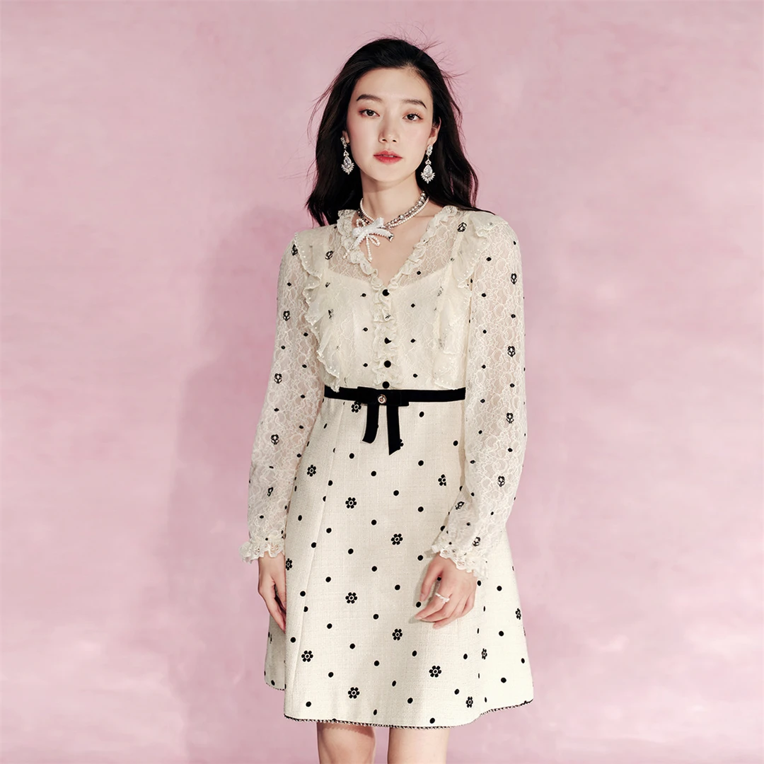 【薇薇专属】EVA OUXIU/伊华欧秀连衣裙43WAQ5128