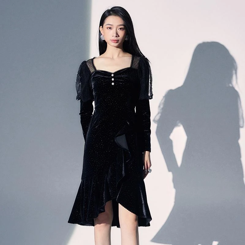 【小铃铛专享】EVA OUXIU/伊华欧秀连衣裙35KAQ3935