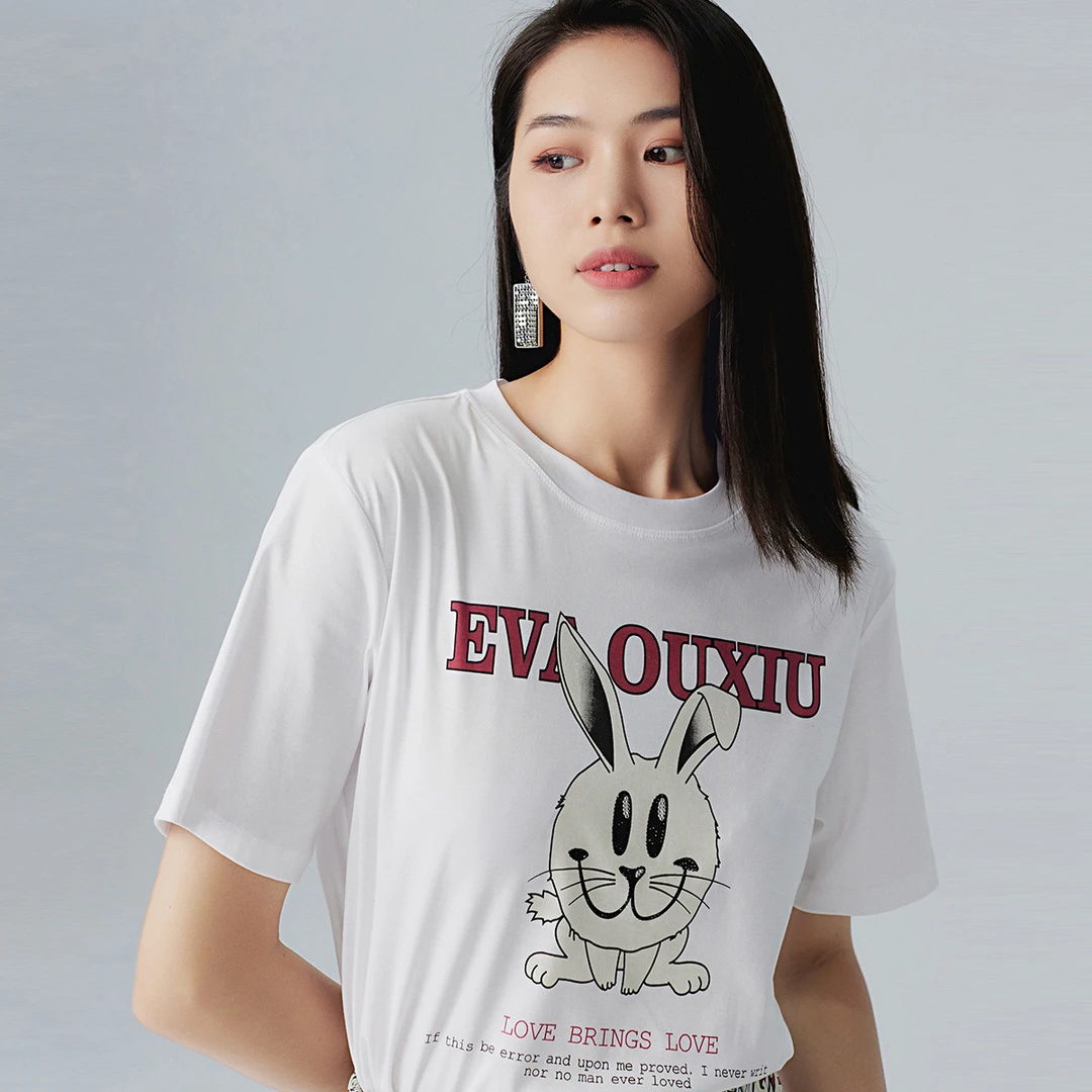 【初依专属】EVA OUXIU/伊华欧秀上衣T恤32KZT3285