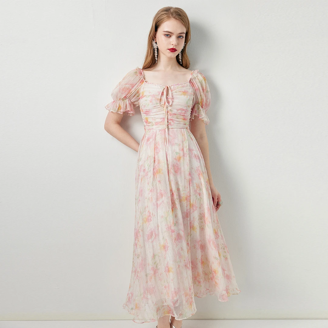 EVA OUXIU/伊华欧秀连衣裙42KAQ4774