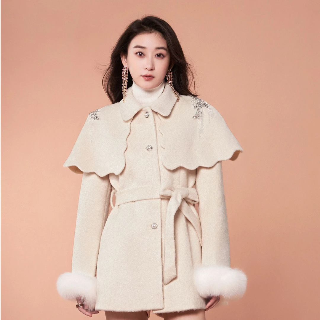 【高高甄选】EVA OUXIU/伊华欧秀毛呢外套45WLS5606