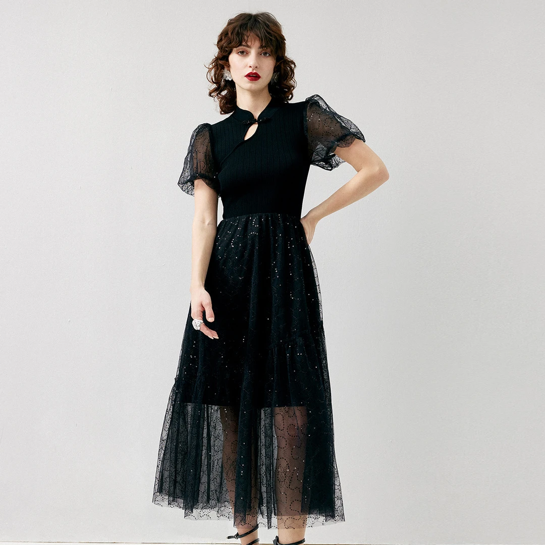 【陈大可】EVA OUXIU/伊华欧秀连衣裙42WAQ4482