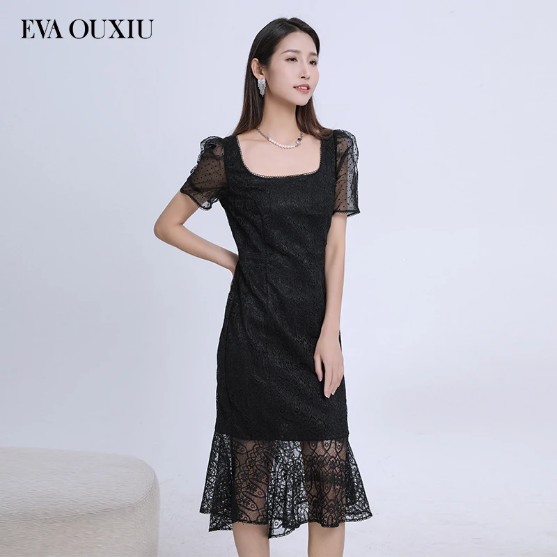 【老板娘夏天】EVA OUXIU/伊华欧秀连衣裙32KAQ3033