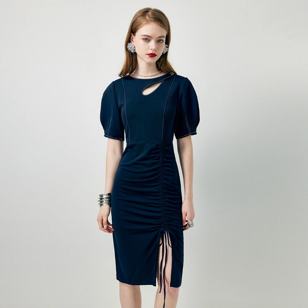 EVA OUXIU/伊华欧秀连衣裙420AQ6565