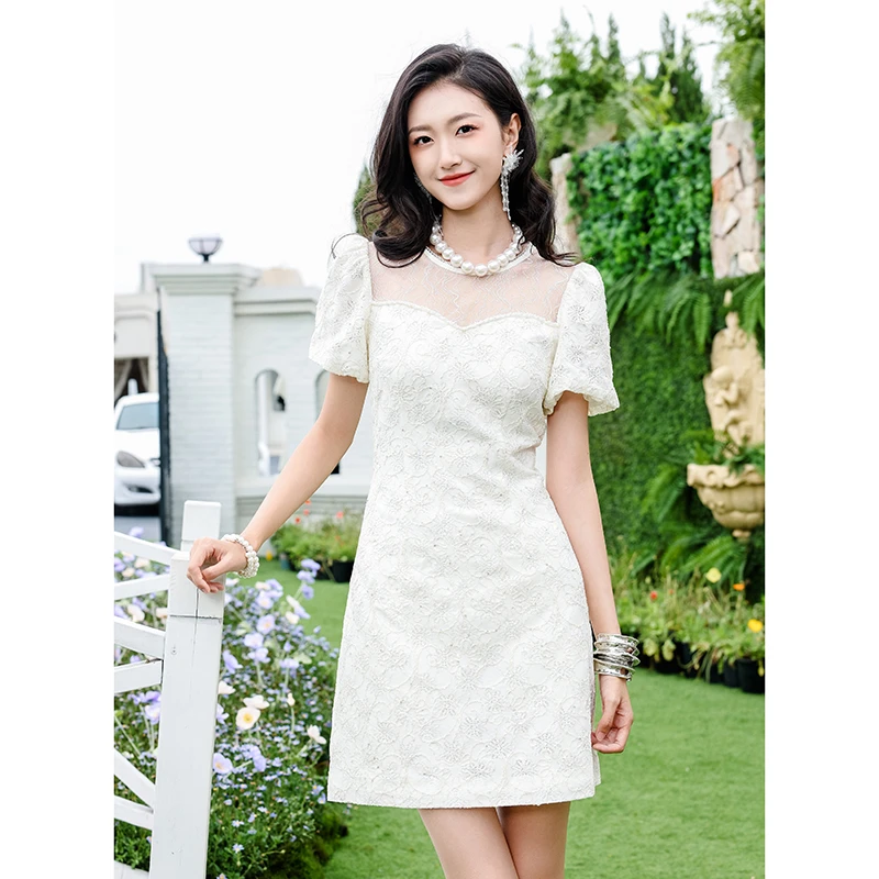 【粉丝专属】EVA OUXIU/伊华欧秀连衣裙42WAQ4724