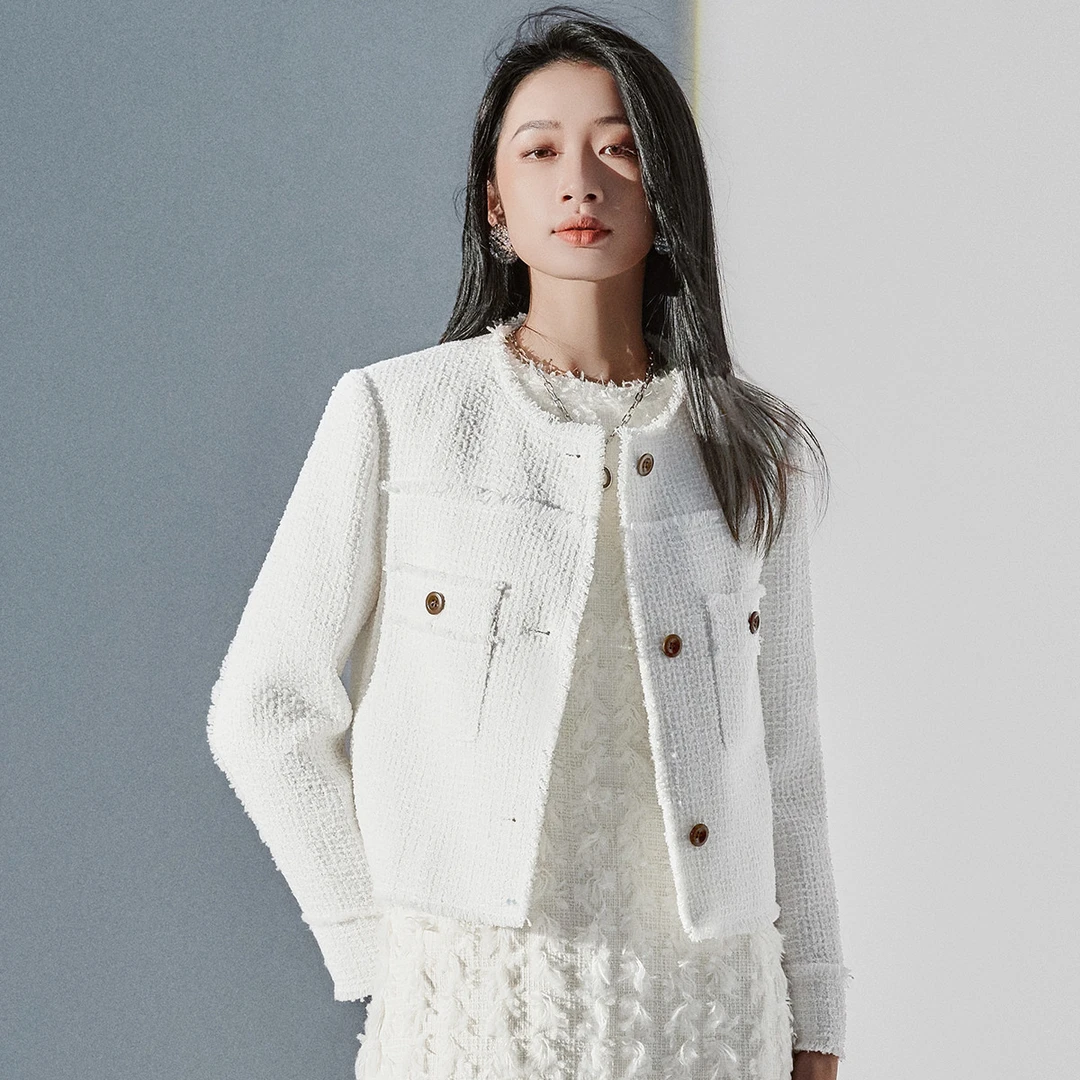 【小云总】EVA OUXIU/伊华欧秀小香风外套35DAS4270