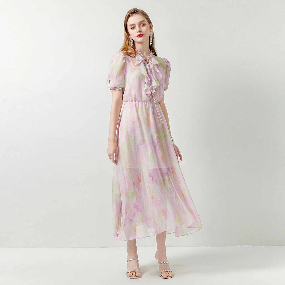 【白姐福利】EVA OUXIU/伊华欧秀连衣裙42KAQ4819