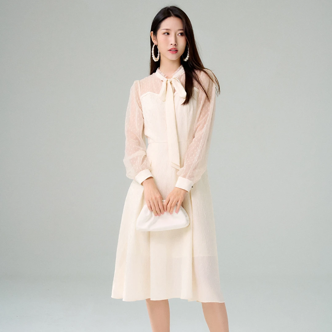 【诗语专属】EVA OUXIU/伊华欧秀连衣裙32WAQ2876