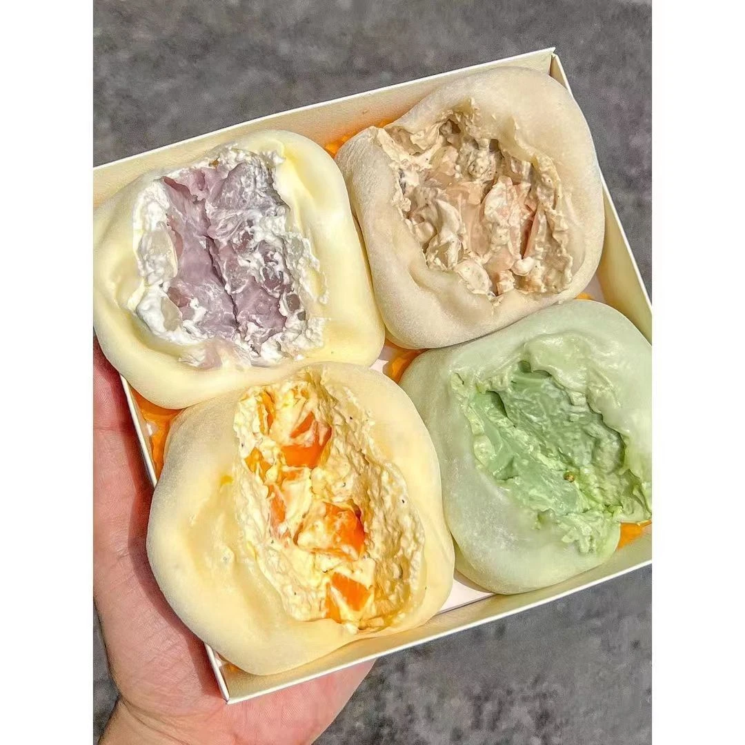 【冷链运输】雪媚娘大福动物奶油杯子蛋糕冰皮奶油慕斯甜品手工制做