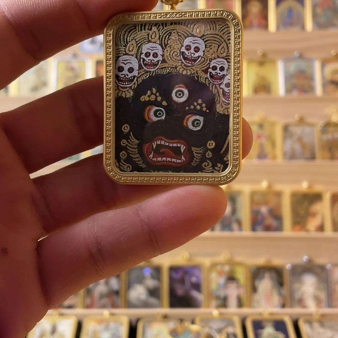 吊坠黑天黑财黄财限量七尊
